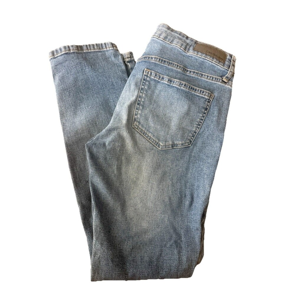 Calvin Klein Women’s Ankle Slim Boyfriend Jeans Size 6 Medium Wash W Fade